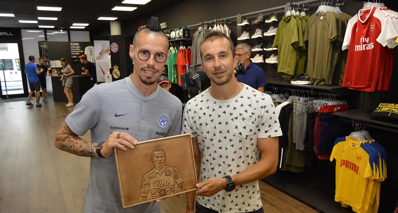 Matej Očenáš a Marek Hamšík
